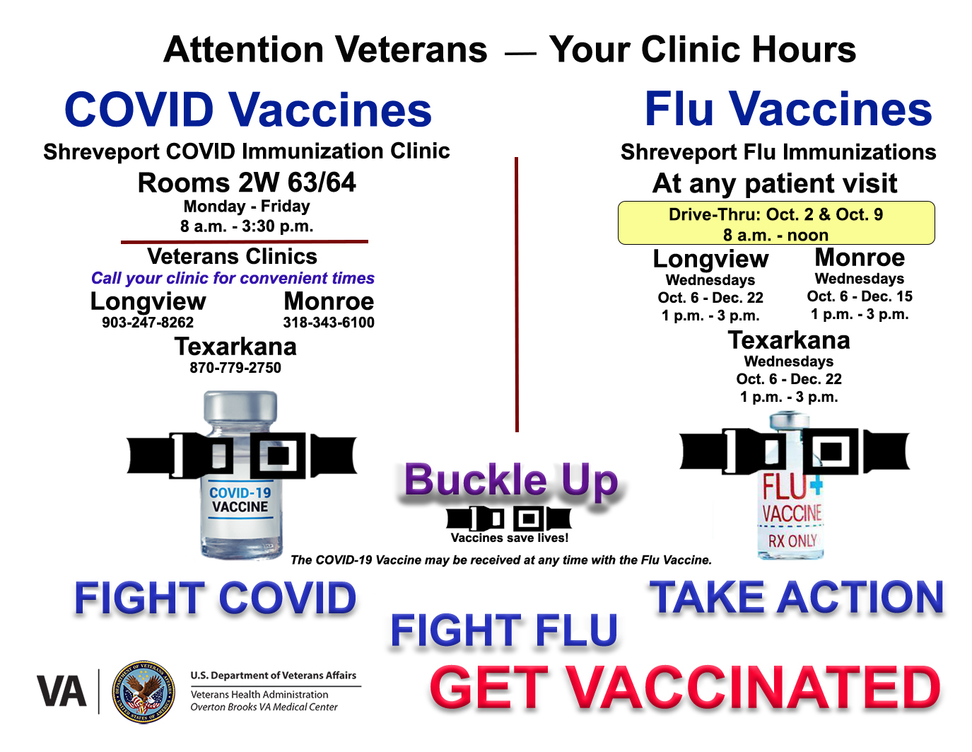Shreveport VA Holds 2nd DriveThru Flu Shot Clinic VA Shreveport